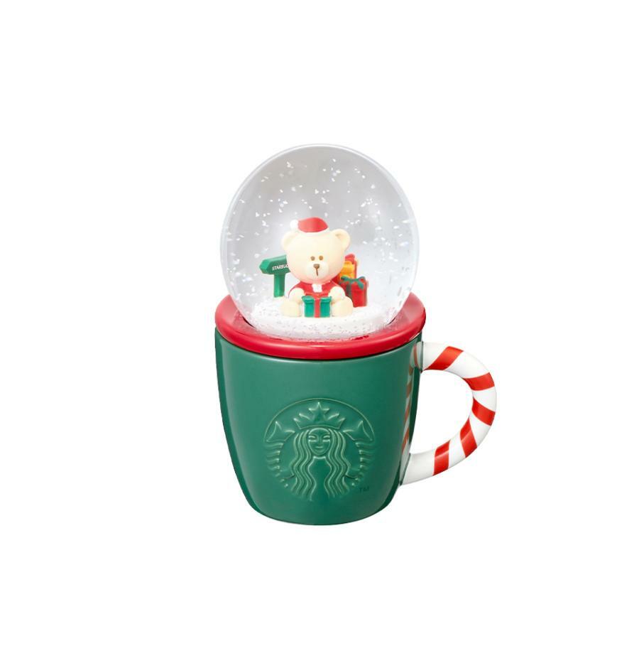 Taza de ceramica con globo Joyful Snowball Demi Mug 89ml Starbucks Holiday Corea 2025