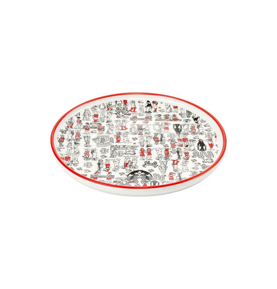 Juego de Platos Wheres Wally? Starbucks