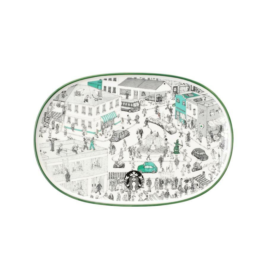 Juego de Platos Wheres Wally? Starbucks