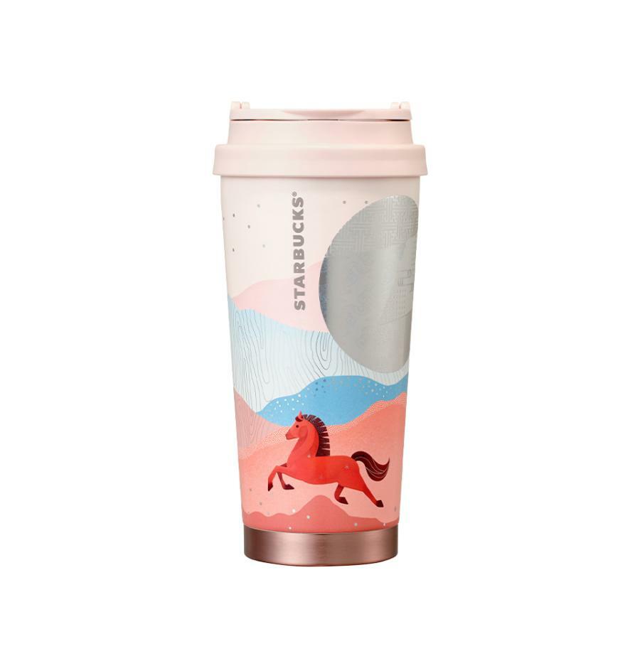 Vaso SS Wildtail Redhorse Elma de 473 ml  Year Of The Horse Starbucks Corea 2026