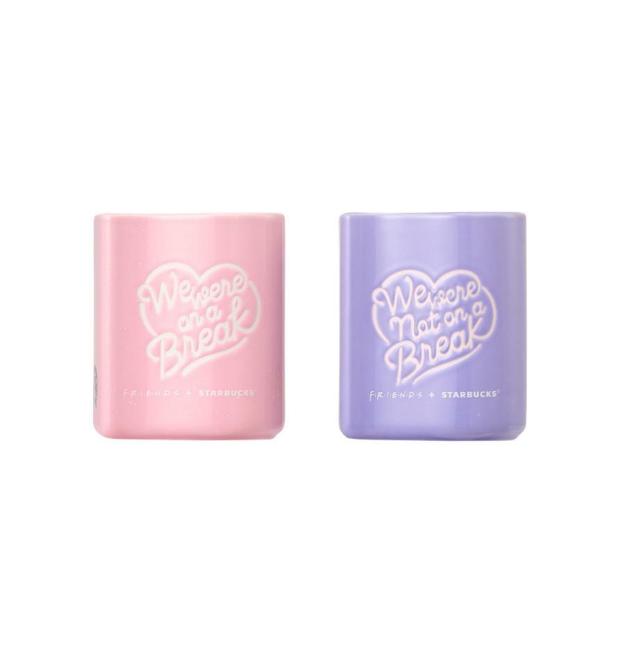 Juego de tazas de pareja de Rachel y Ross de 355ml Friends X Starbucks Corea 2026