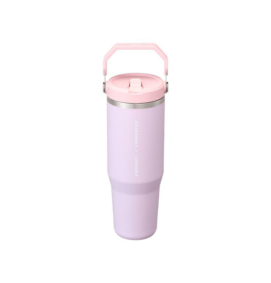 Vaso frío Stanley Flow Coldcup de acero inoxidable Blooming de 887 ml Starbucks Corea Sakura 2026 Pink Collection