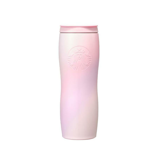 Termo de acero inoxidable Blooming Concord de 591 ml Starbucks Corea Sakura 2026 Rosa Minimalista – Edición Limitada