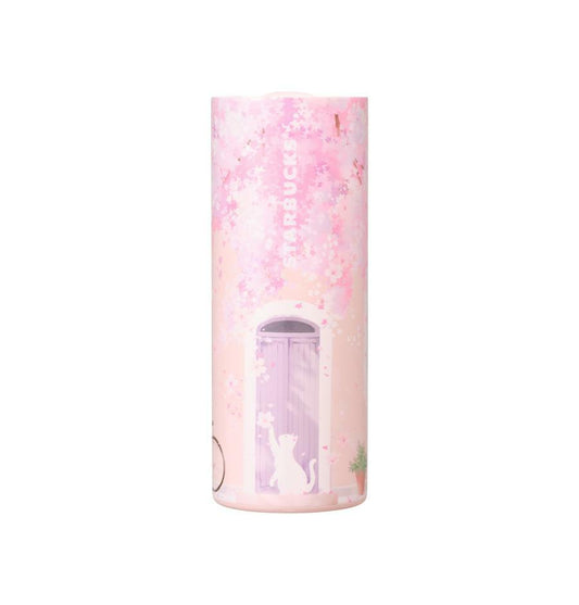 Vaso de Acero Inoxidable Blooming Leo de 473 ml Starbucks Corea Sakura 2026 Pink Tumbler con Diseño Floral – Edición Limitada