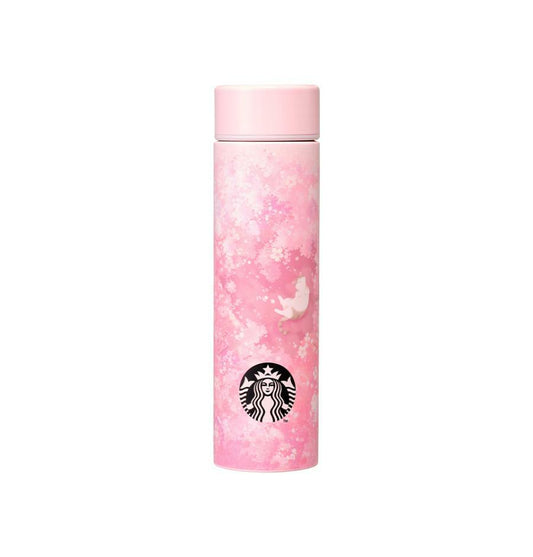 Termo de Acero Inoxidable  Blooming Mocha de 444 ml Starbucks Corea Sakura 2026 Slim Rosa – Edición Limitada Cherry Blossom