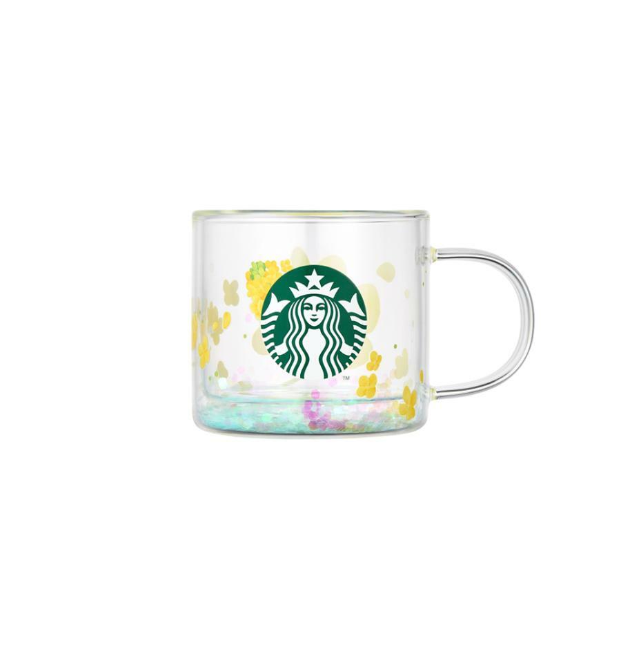 Taza de vidrio de doble pared Jeju de 237 ml. Jeju Starbucks Corea 2026