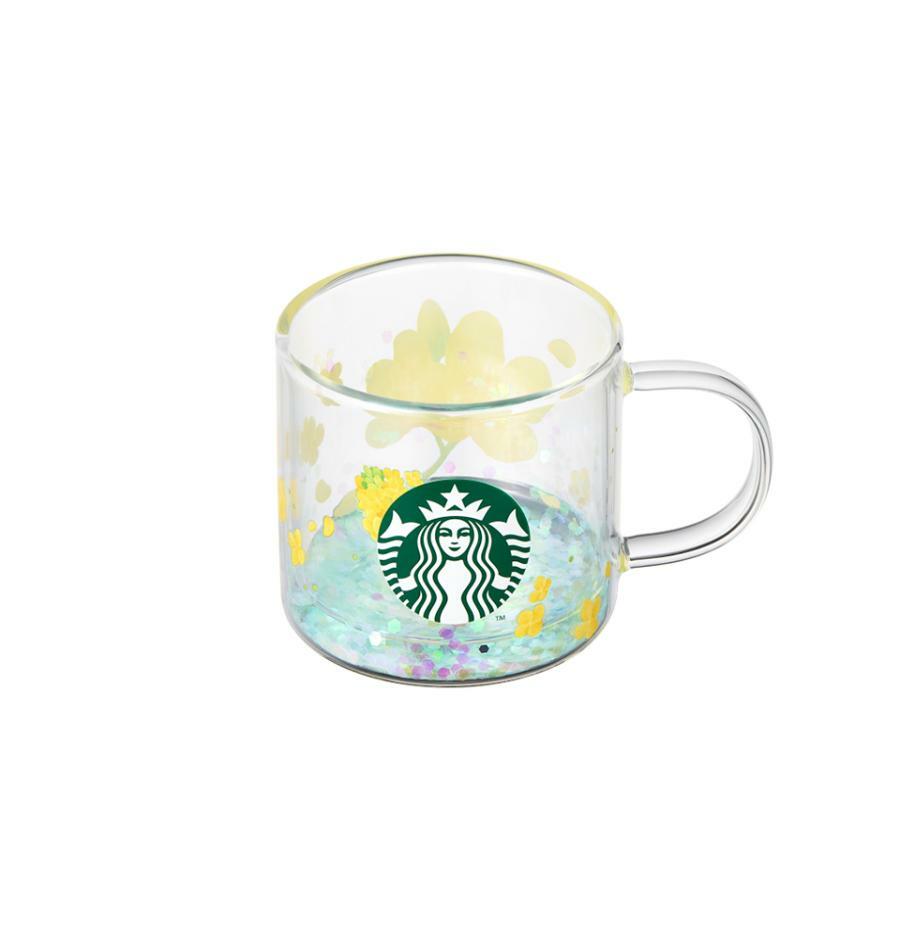 Taza de vidrio de doble pared Jeju de 237 ml. Jeju Starbucks Corea 2026