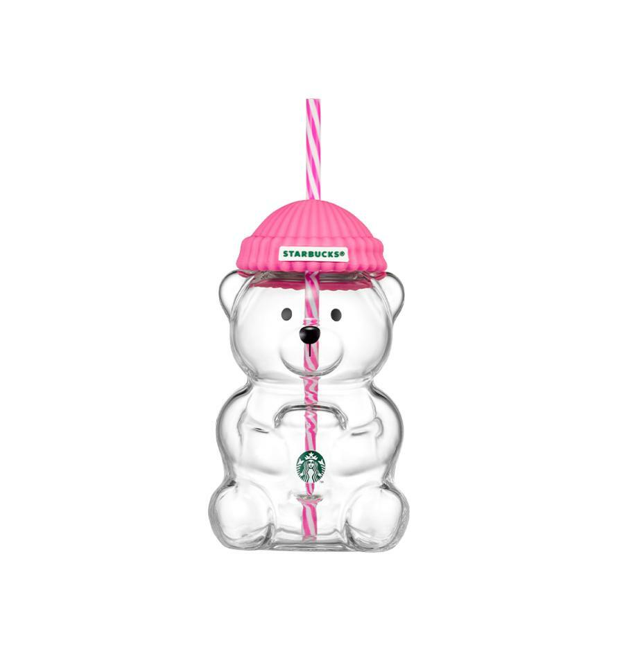 Bearista vidrio rosa Corea Starbucks 2026  591ml