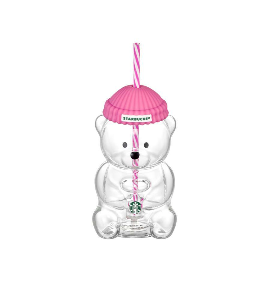Bearista vidrio rosa Corea Starbucks 2026  591ml