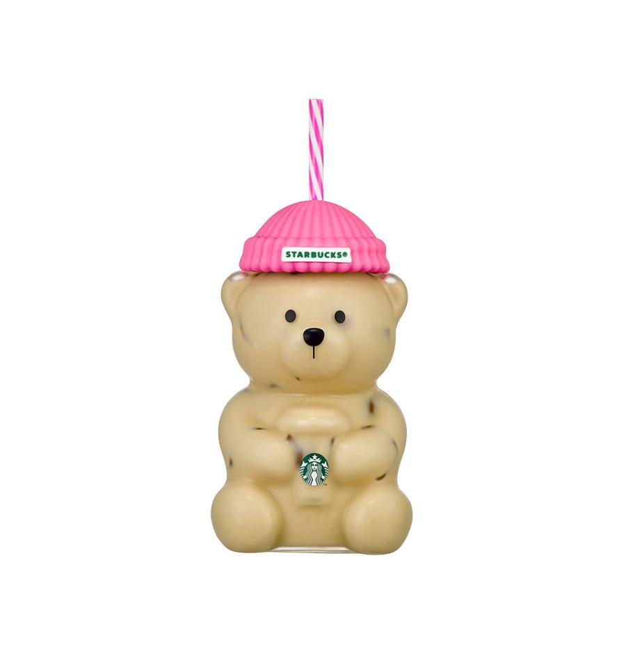 Bearista vidrio rosa Corea Starbucks 2026  591ml