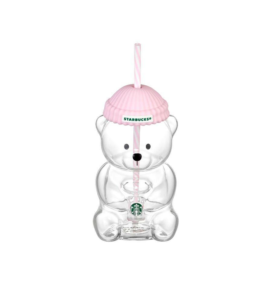 Bearista vidrio rosa Corea Starbucks 2026  591ml