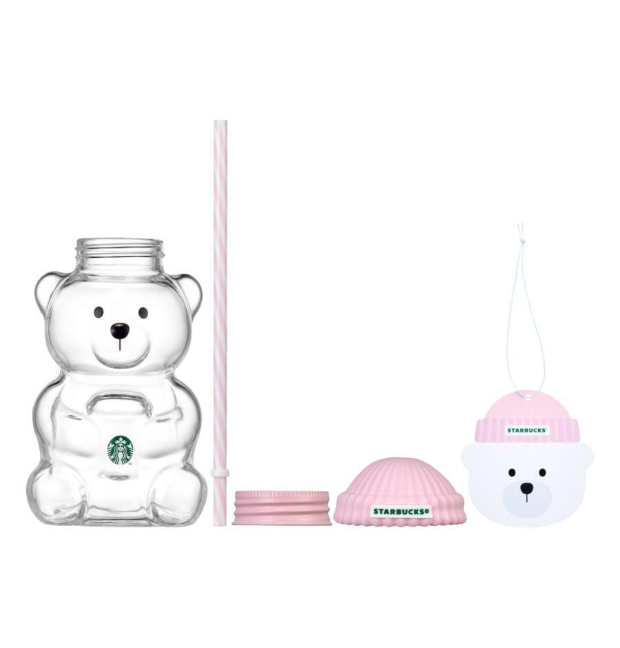 Bearista vidrio rosa Corea Starbucks 2026  591ml