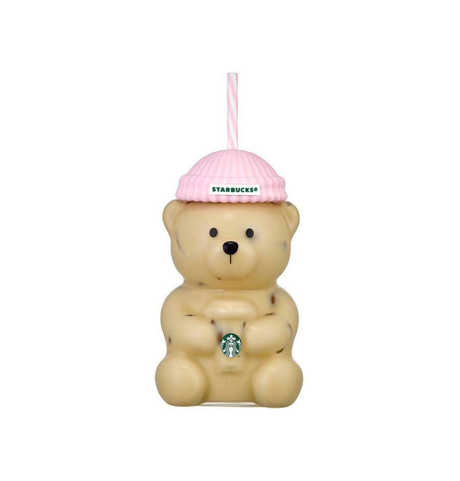 Bearista vidrio rosa Corea Starbucks 2026  591ml