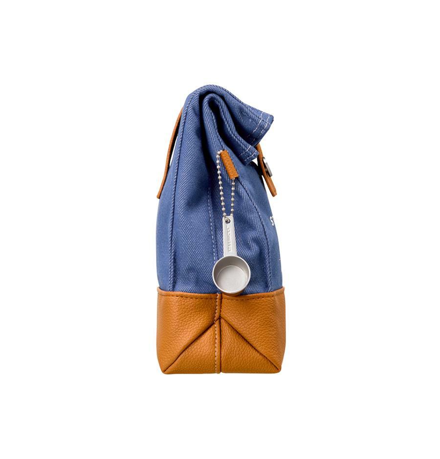 Bolsa para cafe con cuchara medidora Starbucks Corea Denim 2026