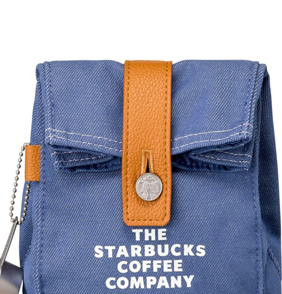 Bolsa para cafe con cuchara medidora Starbucks Corea Denim 2026