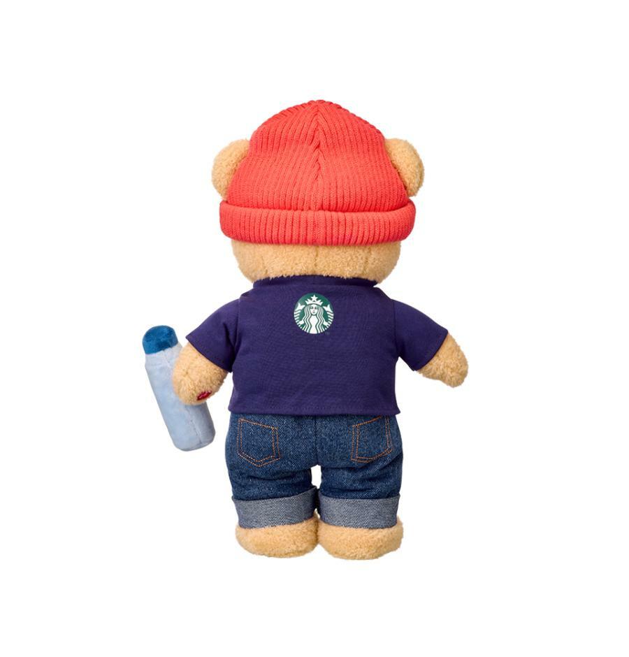 Peluche DancingBearista azul lavado Starbucks Corea Denim 2026