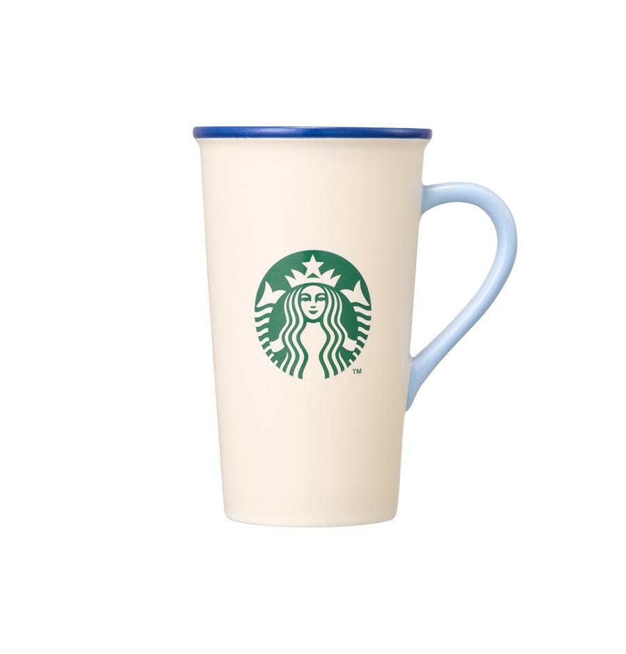 Juego de taza y posavasos azul lavado Starbucks Corea Denim 2026