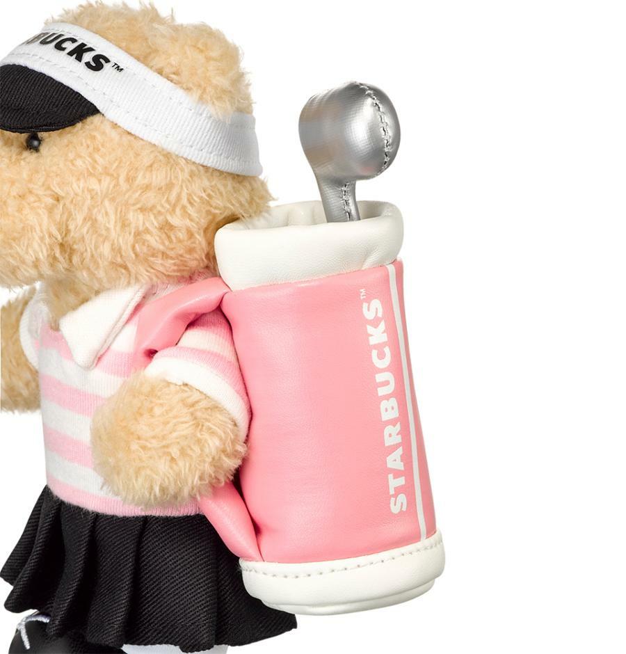 Llavero Bearista rosa golf Starbucks Golf Corea 2026