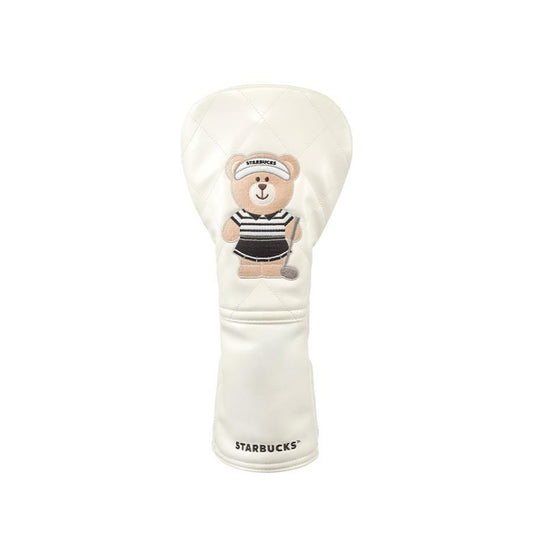 Funda para driver de golf (blanca) Starbucks Golf Corea 2026