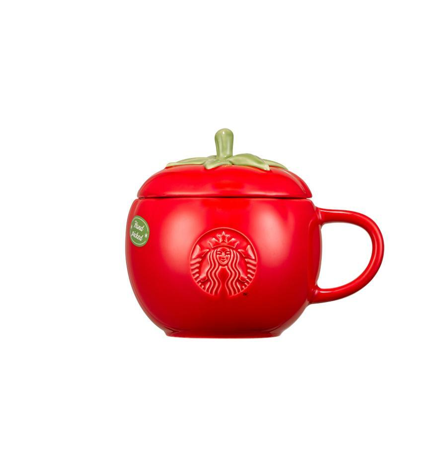 Taza con tapa de tomate del mercado de agricultores, 300 ml Farmers Market Starbucks Corea 2026