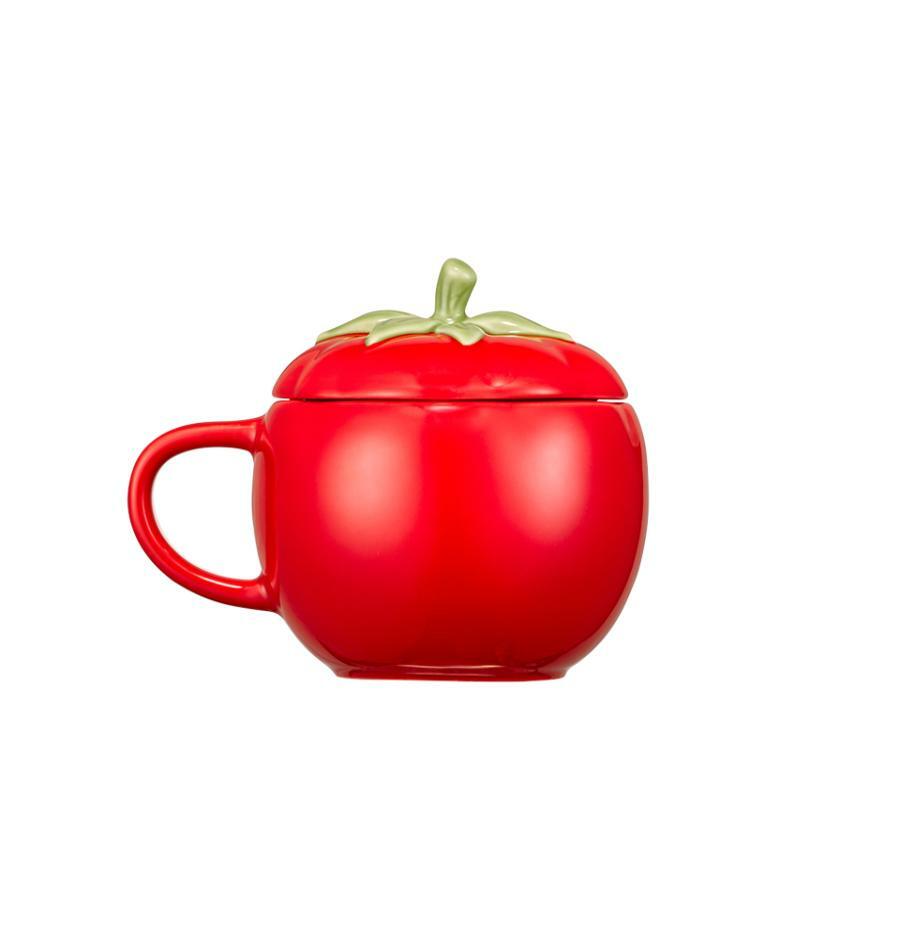 Taza con tapa de tomate del mercado de agricultores, 300 ml Farmers Market Starbucks Corea 2026