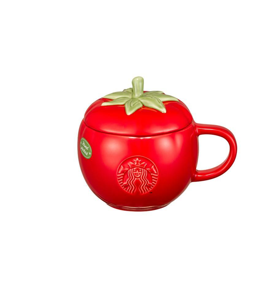 Taza con tapa de tomate del mercado de agricultores, 300 ml Farmers Market Starbucks Corea 2026