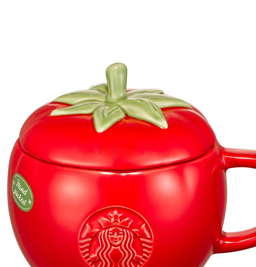 Taza con tapa de tomate del mercado de agricultores, 300 ml Farmers Market Starbucks Corea 2026