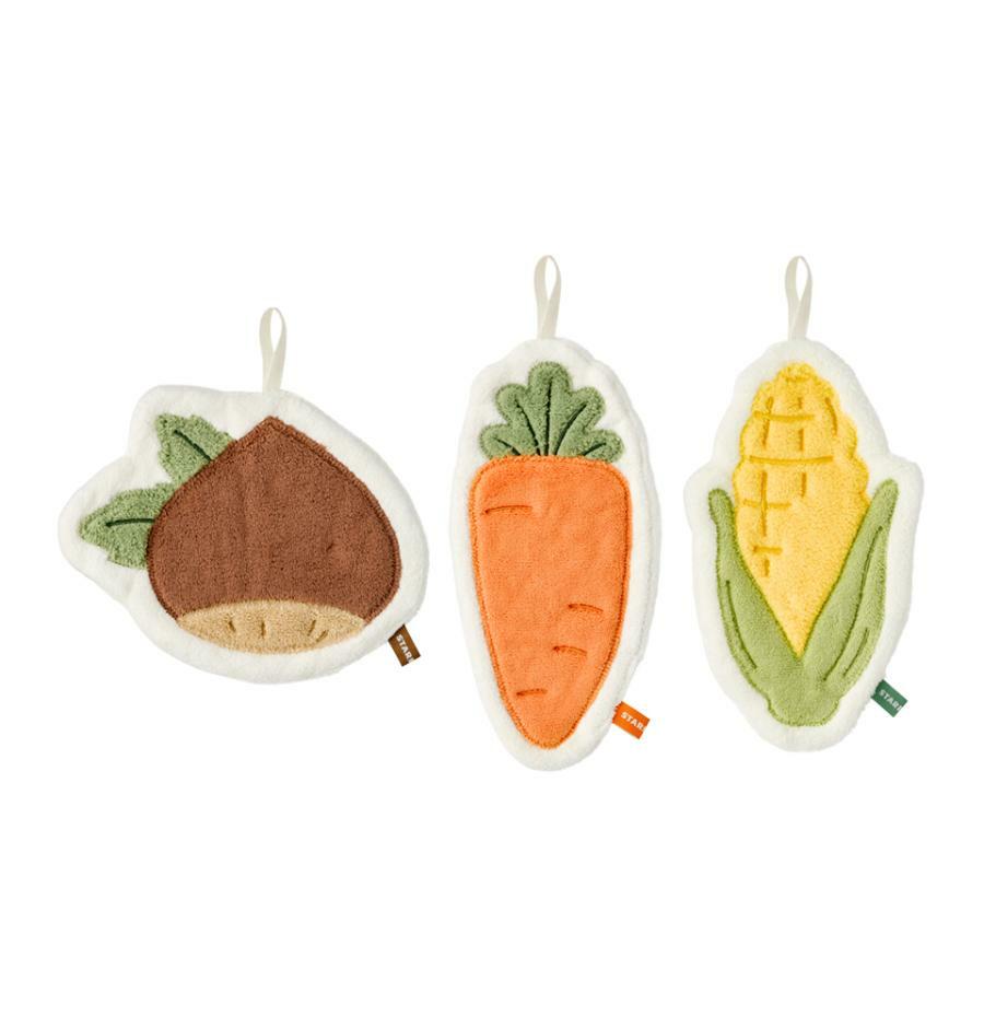 Juego de toallas colgantes para mercado de agricultores (3 piezas) Farmers Market Starbucks Corea 2026