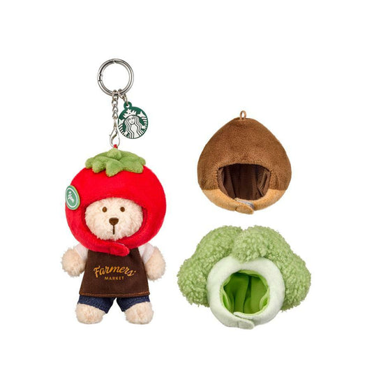 Llavero Bearista del mercado de agricultores Farmers Market Starbucks Corea 2026