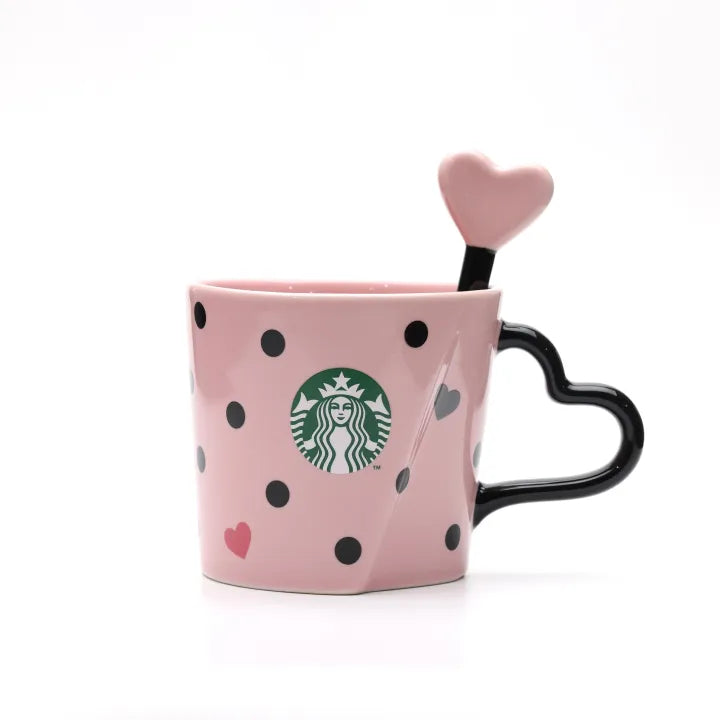 Taza 355ml polka hearts Filipinas