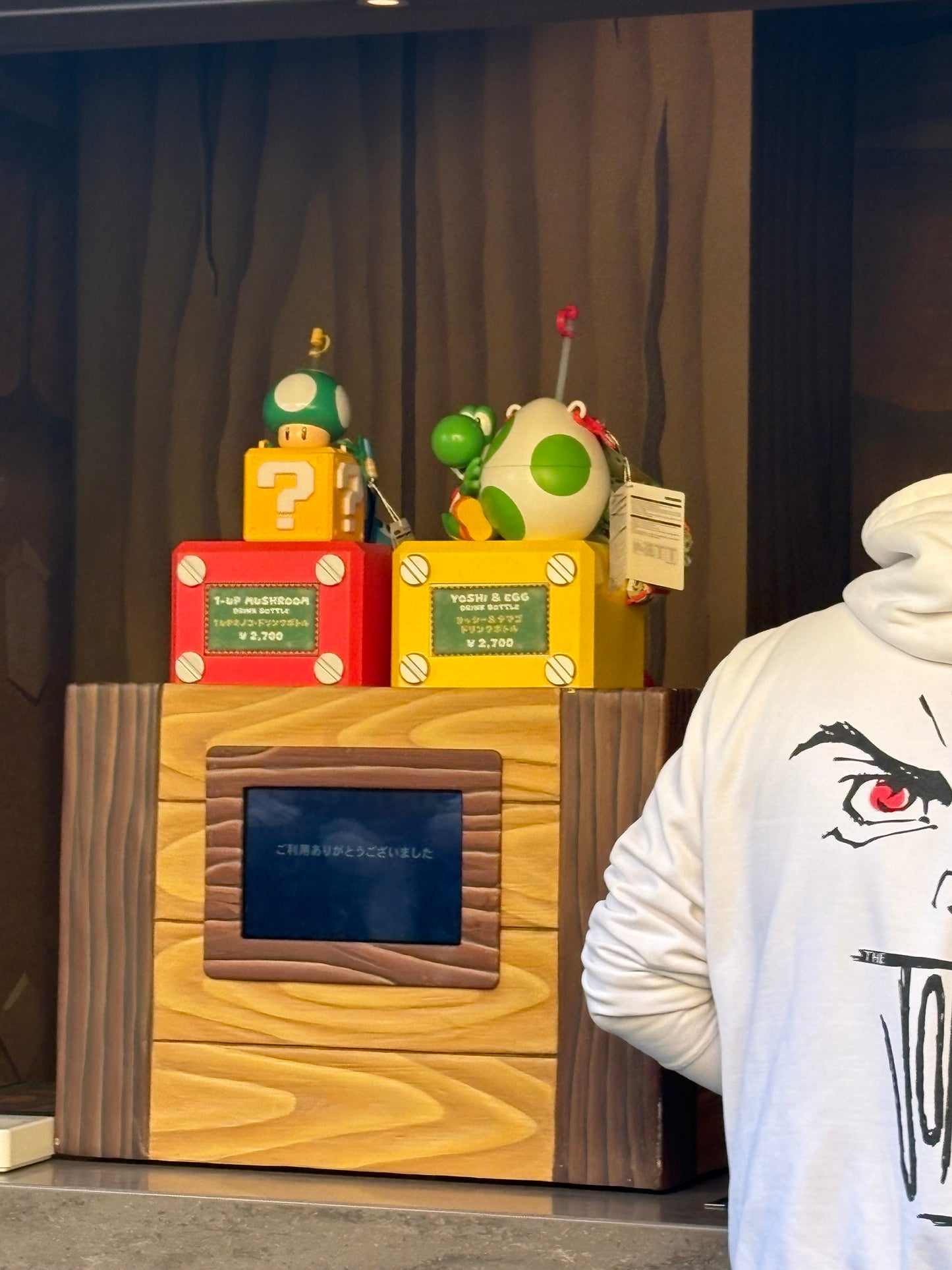 Vaso con popote Nintendo world