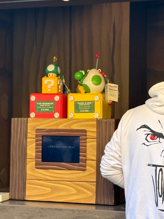 Vaso con popote Nintendo world