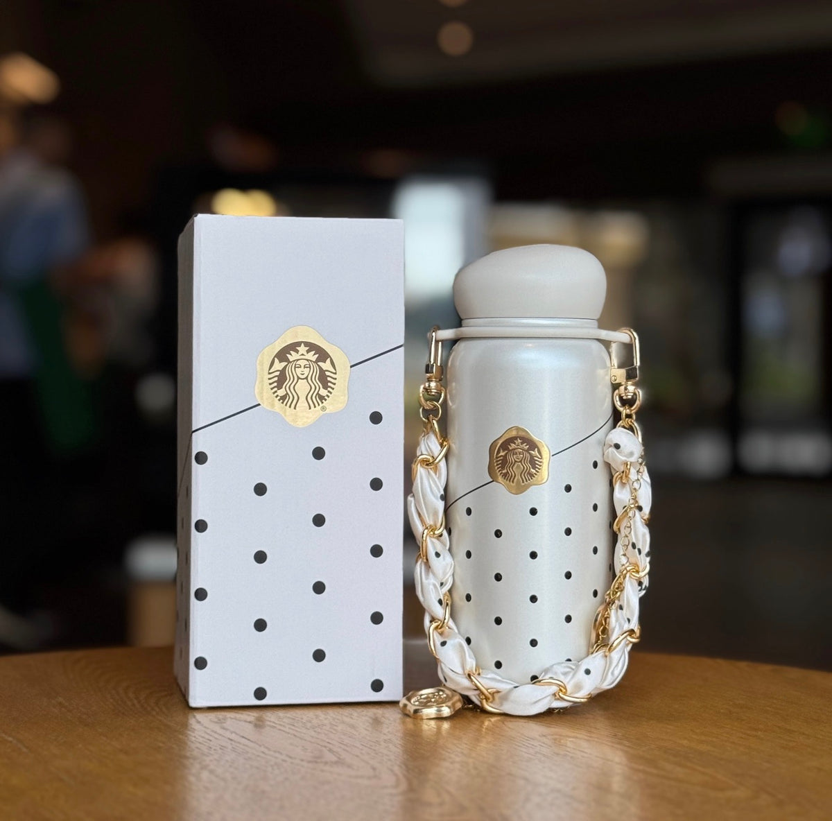 Starbucks China Polka Dot Wonderland 2026 · 420ml Stamp Stainless Steel Cup