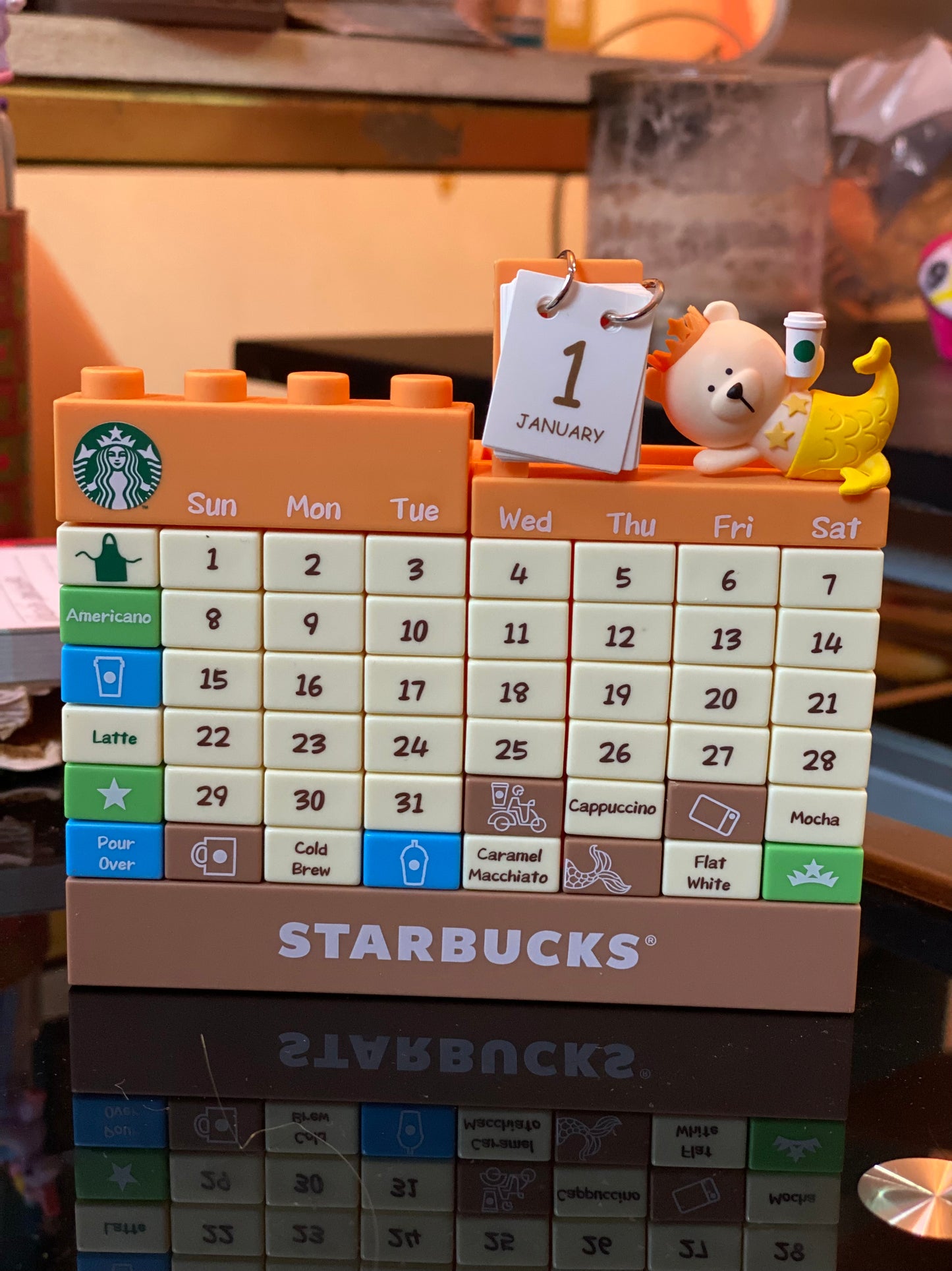 Calendario starbucks