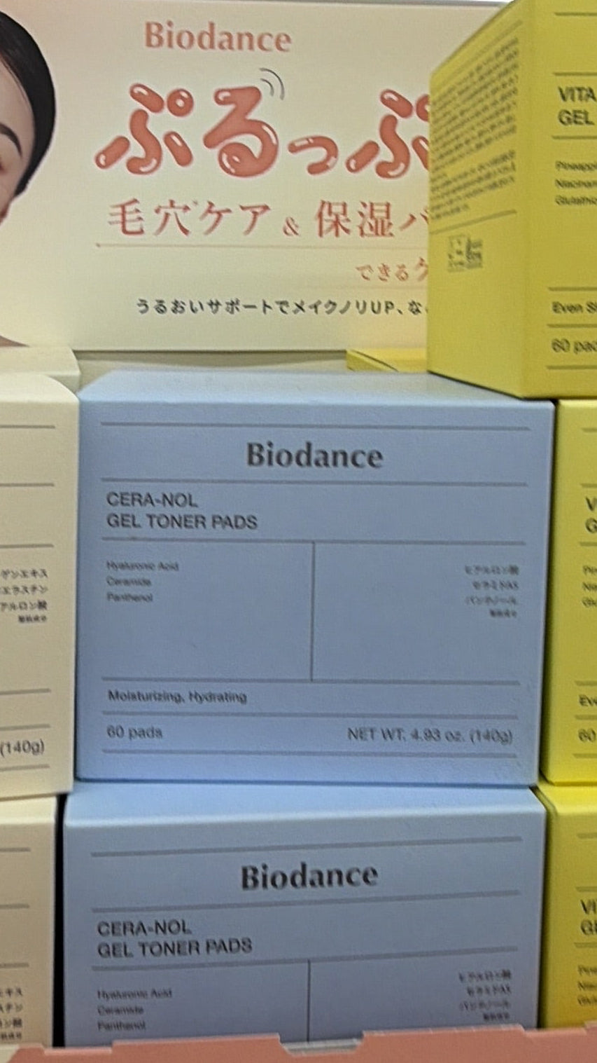 Biodance ceranol Gel tóner pads