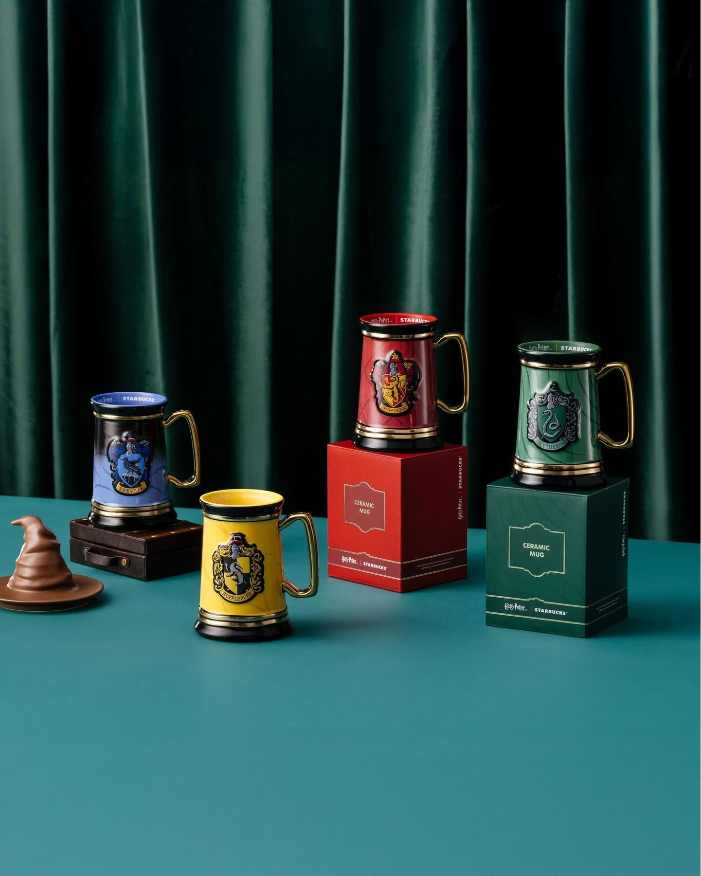 Taza Mágica Gryffindor Harry Potter que Cambia de Color con Calor | Caja de Regalo