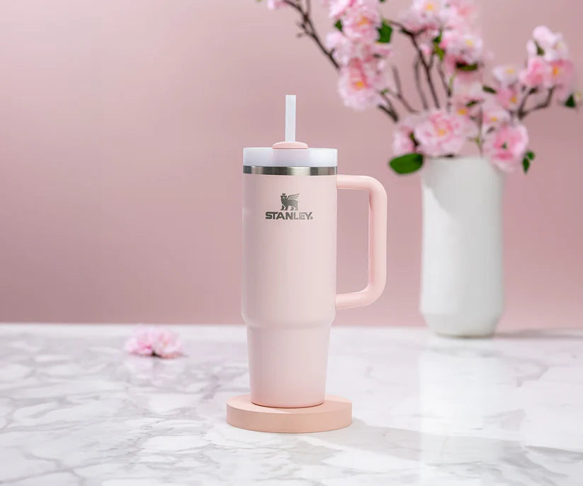 Stanley 30oz Cherry Blossom Bloom Quencher Tumbler