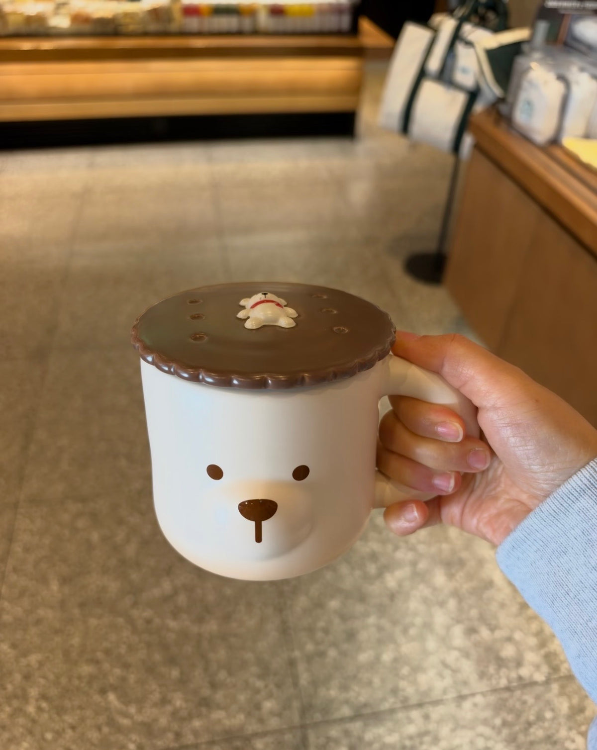 Starbucks Korea Christmas 2026 Taza Cute Bear 12 oz