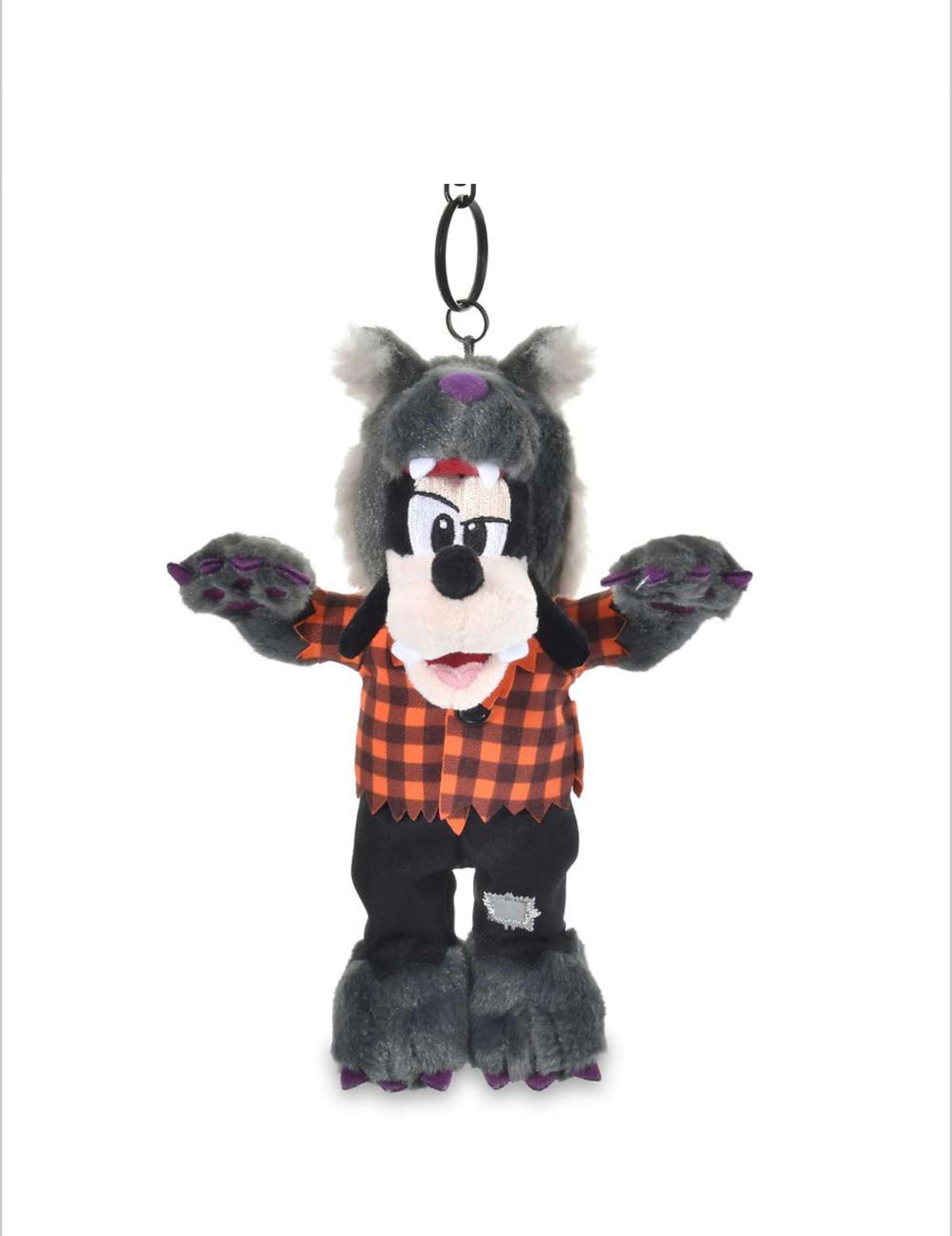 Disney Japan Goofy Halloween Wolf Plush Keychain | Llavero de Peluche
