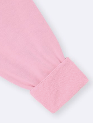 Sudadera de tela Reciclada GU x Peanuts | Edición AMOR con Snoopy