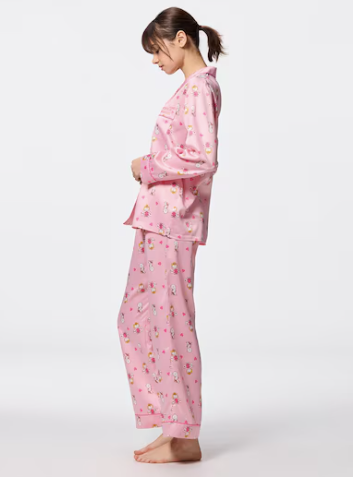 Pijama de GU x Peanuts | Manga Larga y Pantalón Largo