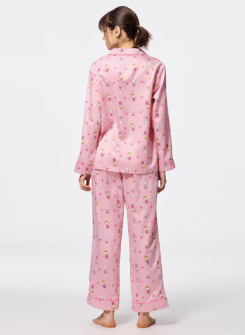 Pijama de GU x Peanuts | Manga Larga y Pantalón Largo