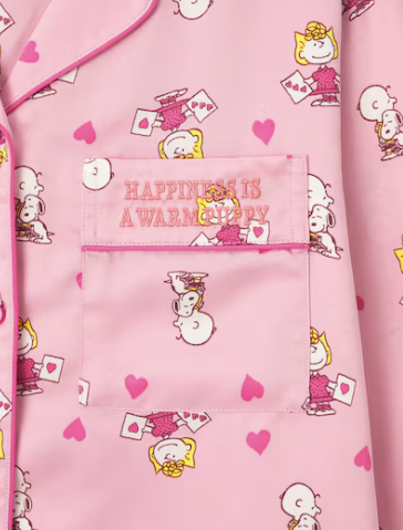 Pijama de GU x Peanuts | Manga Larga y Pantalón Largo