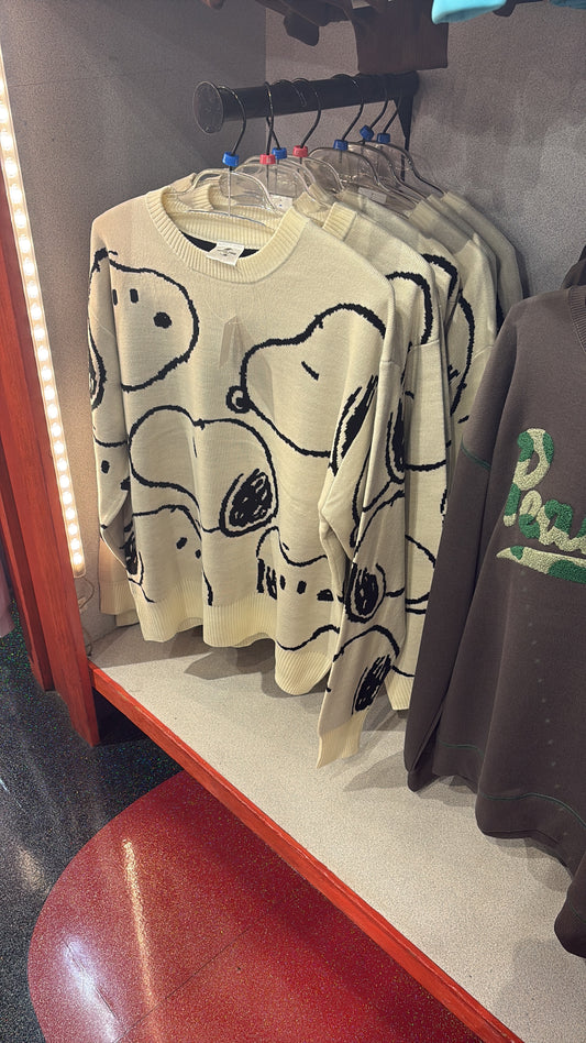 Suéter snoopy studios universal Japón