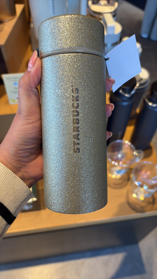 Termo plateado glitter Japón