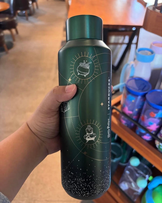 Botella Térmica Verde de Acero Inoxidable con Caja | Mantiene Frío y Caliente