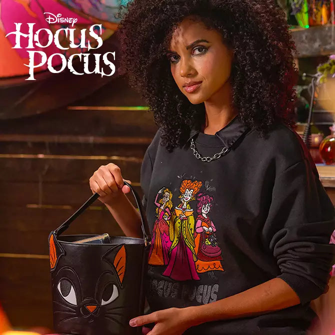 Disney Store US | Hocus Pocus Binx Drawstring Bucket Bag 🐈‍⬛✨