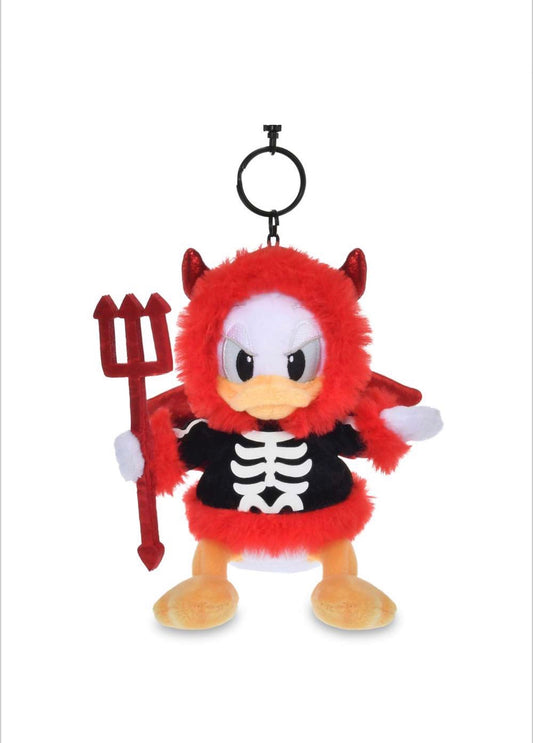 Disney Japan Donald Duck Halloween Devil Plush Keychain | Llavero de Peluche