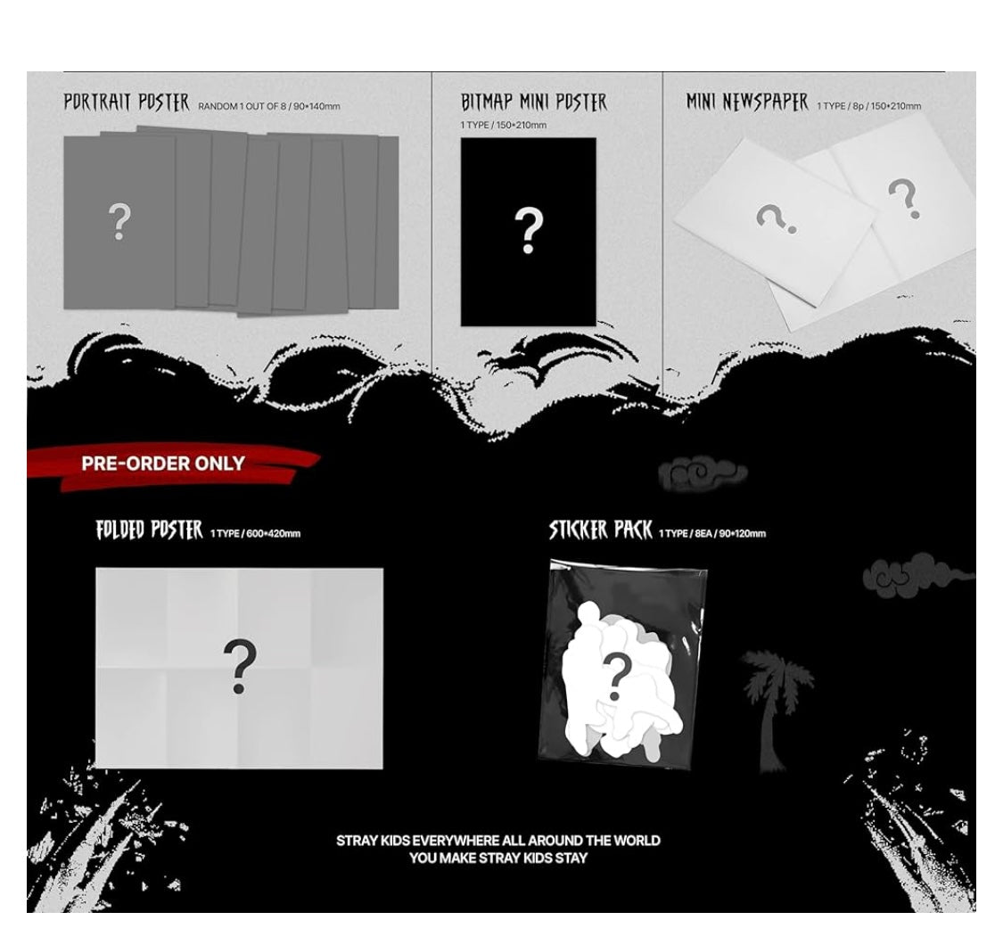 Pre venta Stray Kids - Álbum Mini [ATE] Set de 2 Versiones - Disponible desde el 19 de julio de 2024