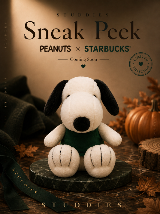 Pre venta apartado peluche Snoopy Starbucks x Peanuts